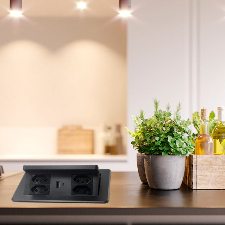 Damping Pop Up Desk Socket