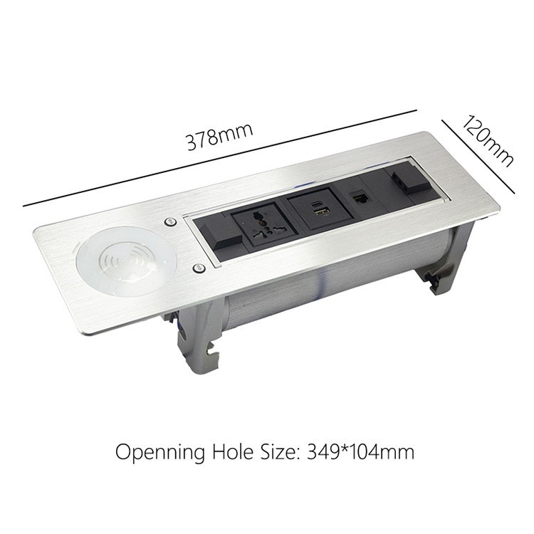 Electric Rotating Socket For Office Desk high quality