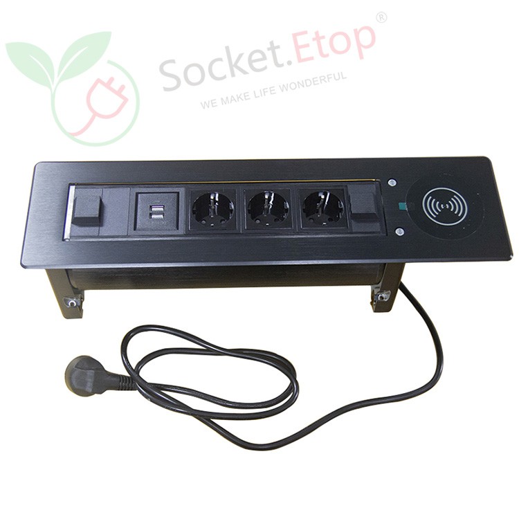 Wireless Charger Flip Power Socket